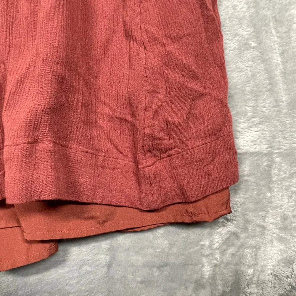 Abercrombie & Fitch Maxi Dress Women Dusty Rose Smocked V-Neck Sleeveless XS